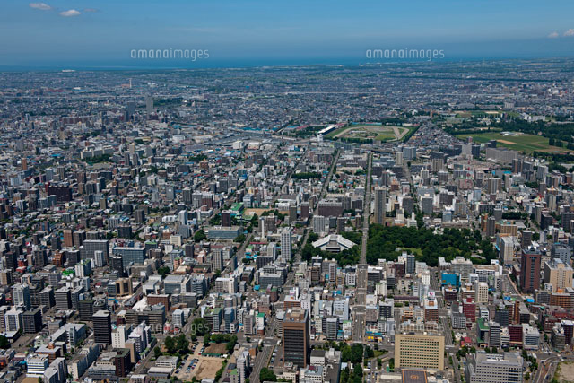札幌市知事公館から札幌競馬場
(c)YOICHI TSUKIOKA/SEBUN PHOTO