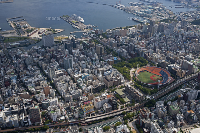 横浜スタジアムから県庁周辺
(c)YOICHI TSUKIOKA/SEBUN PHOTO