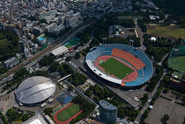 国立競技場東京体育館周辺 空撮
(c)YOICHI TSUKIOKA/SEBUN PHOTO