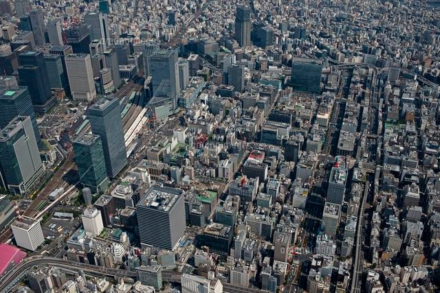 東京駅八重洲口周辺 空撮
(c)YOICHI TSUKIOKA/SEBUN PHOTO