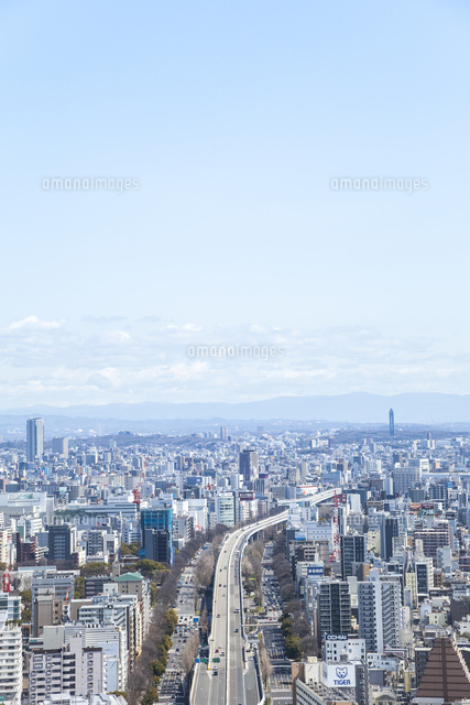 高速道路の走る名古屋市街地を見下ろす
(c)Hiroshi Murakami/a.collectionRF