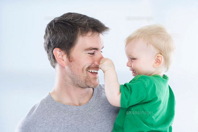 Son Pulling Fathers Nose
(c)Radius Images