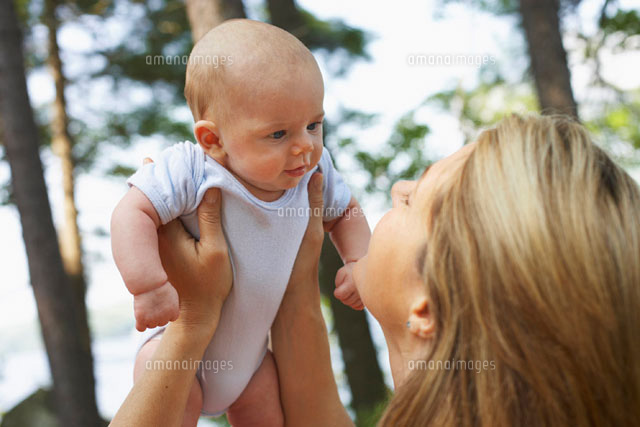 Woman Holding Baby Boy
(c)Radius Images