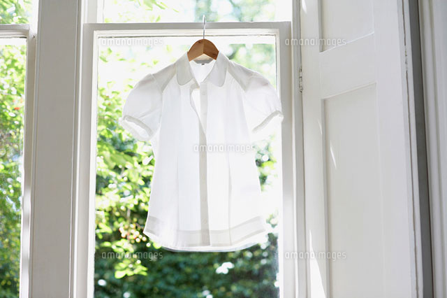 Blouse on Hanger in domestic window
(c)moodboard