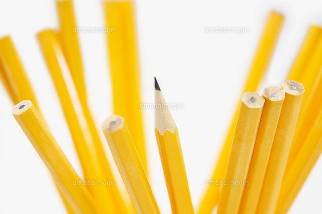Pencils in holder close up of pencils
(c)moodboard