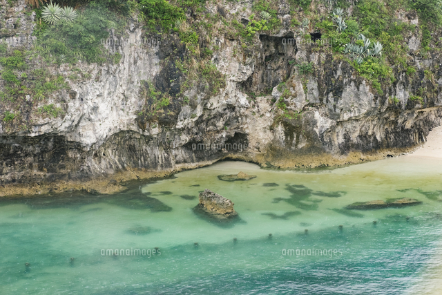 High angle view of rock formation by sea
(c)Cavan Social