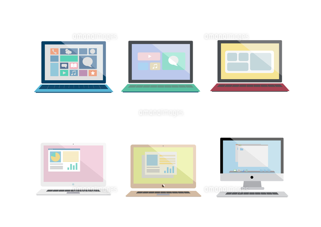 パソコン 60003000027 の写真素材 イラスト素材 アマナイメージズ