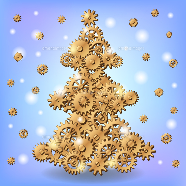Mechanical Christmas Tree 60016019924 の写真素材 イラスト素材