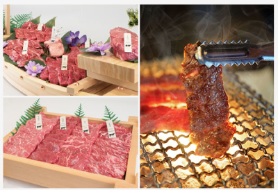七輪で食べる炭火焼肉を提供。全ての席に日本から輸入したダクトを設置し、煙の心配をせずに楽しめます◎