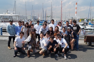 個性豊かな社内メンバー達!マリーナで会議やBBQもしちゃいます。