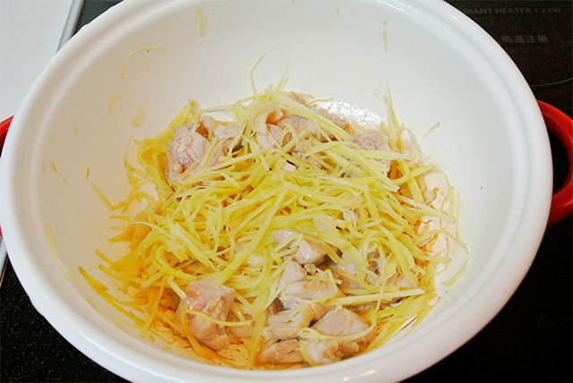 生姜と鶏肉のスープ[調理]-12