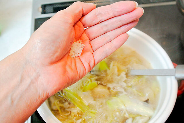 生姜と鶏肉のスープ[調理]-20