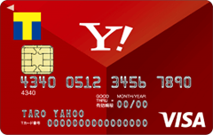 Yahoo!JAPANカード(ワイジェイカード)のオモテ面画像
