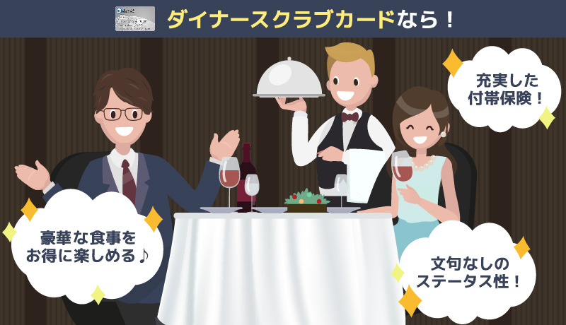 ダイナースクラブカードのメリット紹介画像