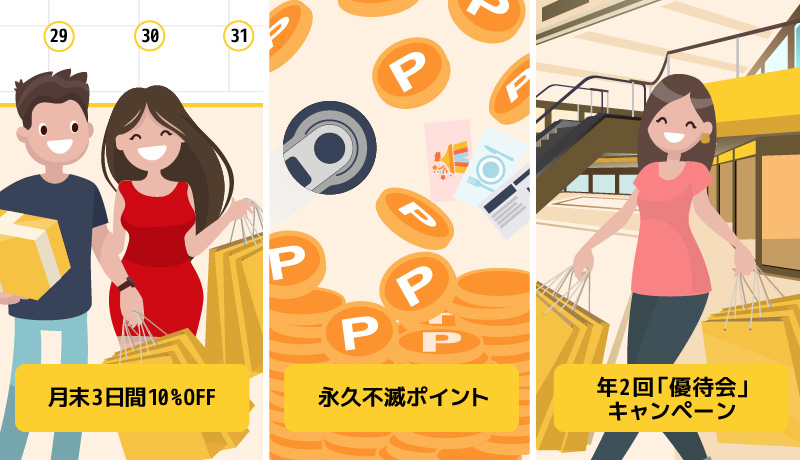 ロフトカードは月末最後の3日間「10%オフ」になる!ロフト利用者必須のクレジットカード