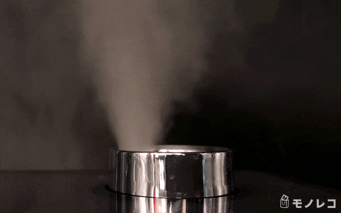 加湿器から蒸気が出ているGIF