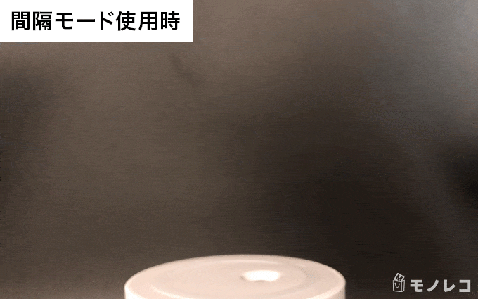 加湿器から蒸気が出ているGIF