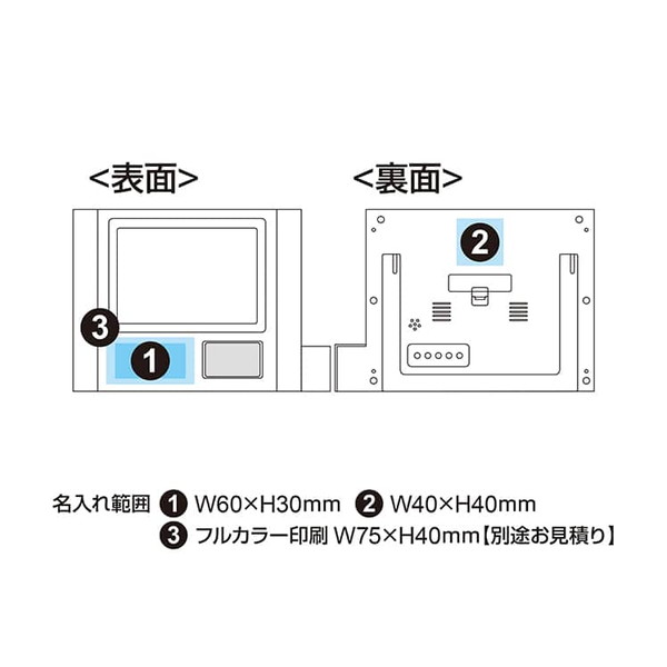 一台4役の多機能電波時計付きフォトフレーム クアトロ