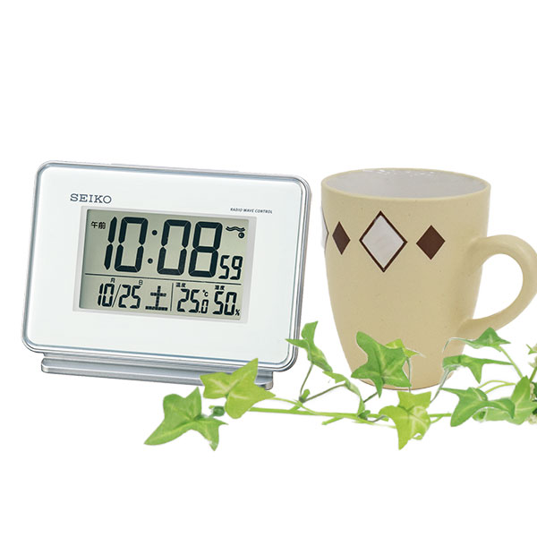 セイコー 電波デジタル時計 2chアラーム温湿度表示 Sq767 記念品名入れ工房