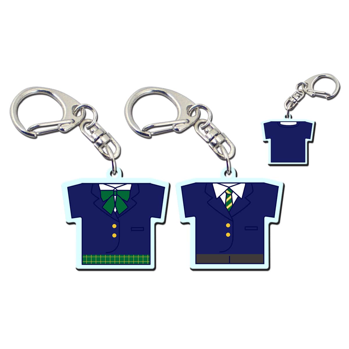 アクリル制服キーホルダー 記念品名入れ工房