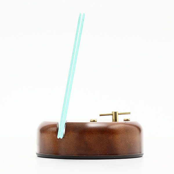 オリジナル曲 フォトフレーム付きオルゴール ピュアフレーム ナチュラルブラウン 記念品名入れ工房