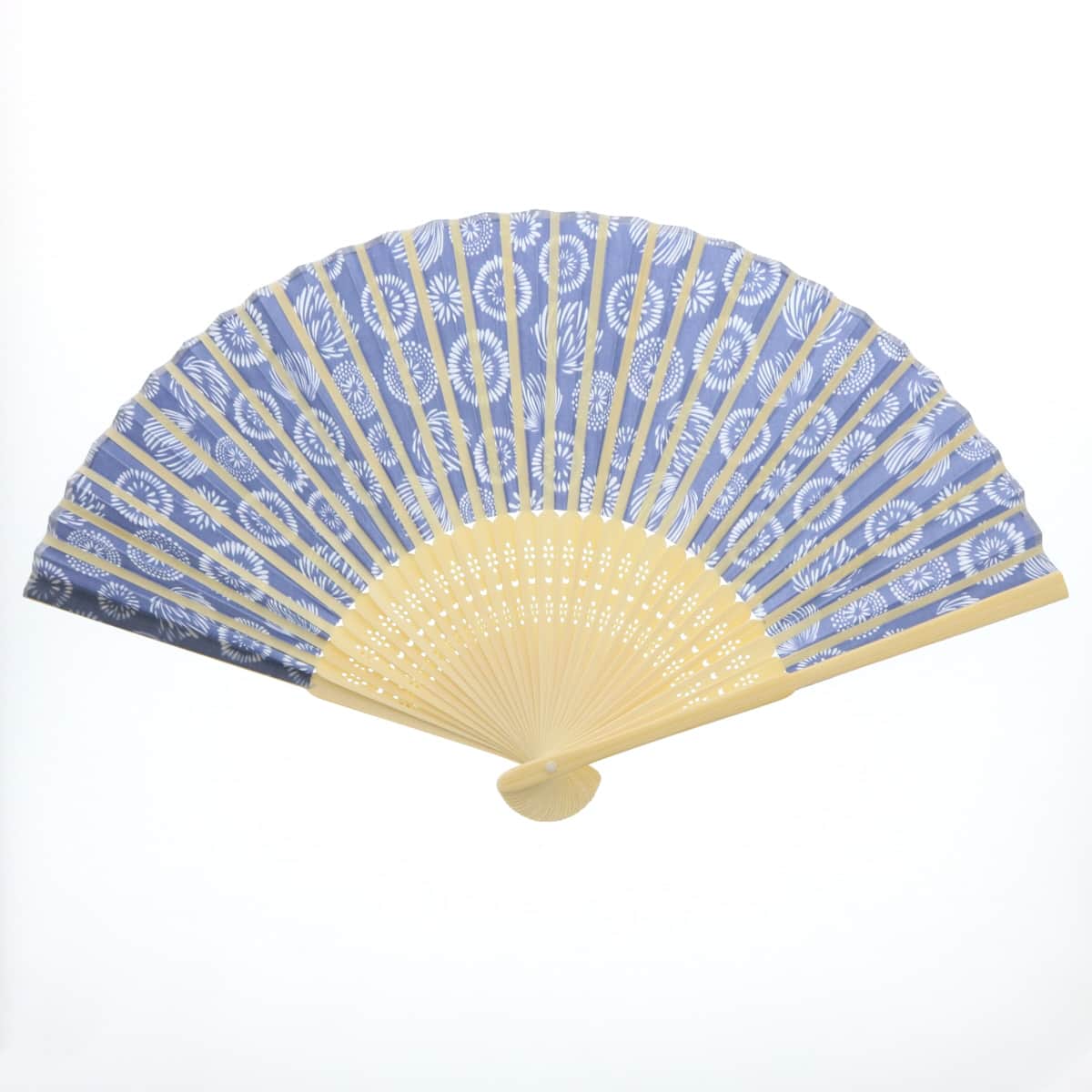 白竹扇子 花火柄 記念品名入れ工房 白竹扇子 花火柄 記念品名入れ工房