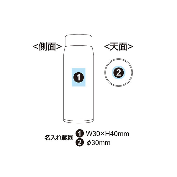 エアリスト ステンレス製 超軽量マグボトル 480ml