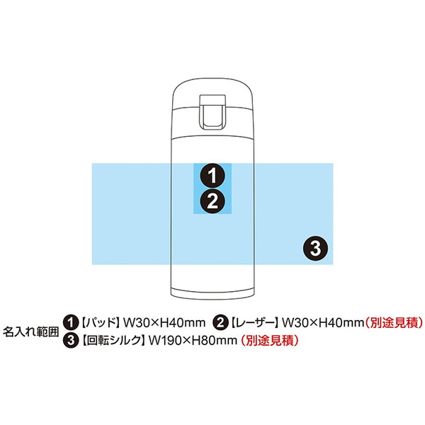 軽量スイッチマグボトル 370ml(ワンタッチタイプ)
