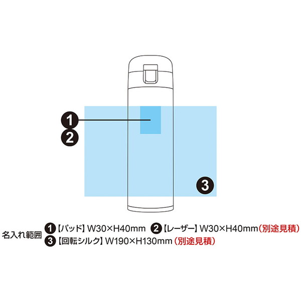 軽量スイッチマグボトル 520ml（ワンタッチタイプ）