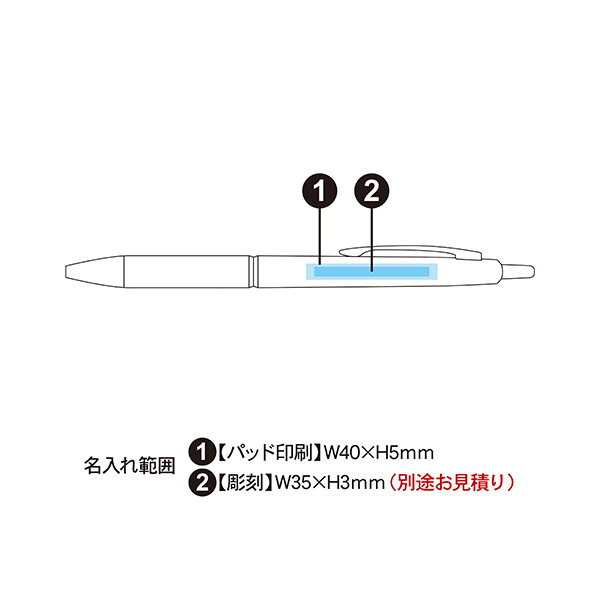 パイロット アクロ1000 アクロインキボールペン（0.5mm） BAC-1SEF