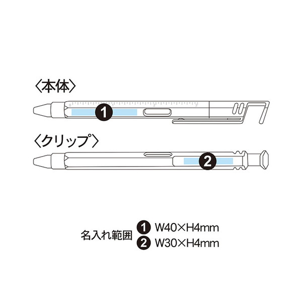 7WAYメタリックボールペン