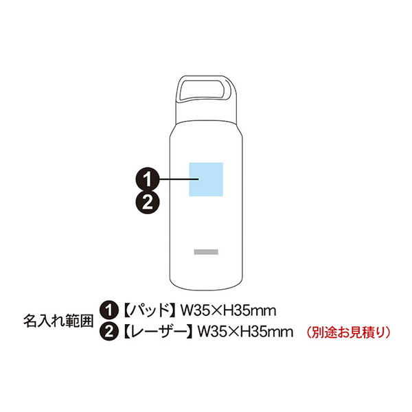 ピーコック ステンレスボトル 600ml AKR-60