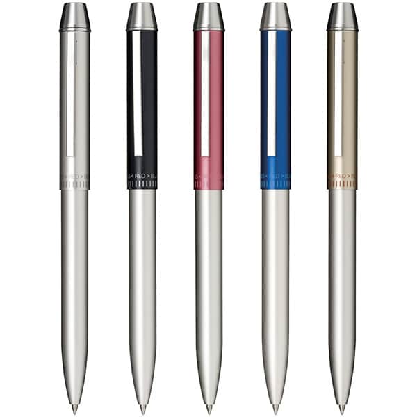 軽量アルミボディが光る1本3役。セーラー多機能ペン メタリノマット