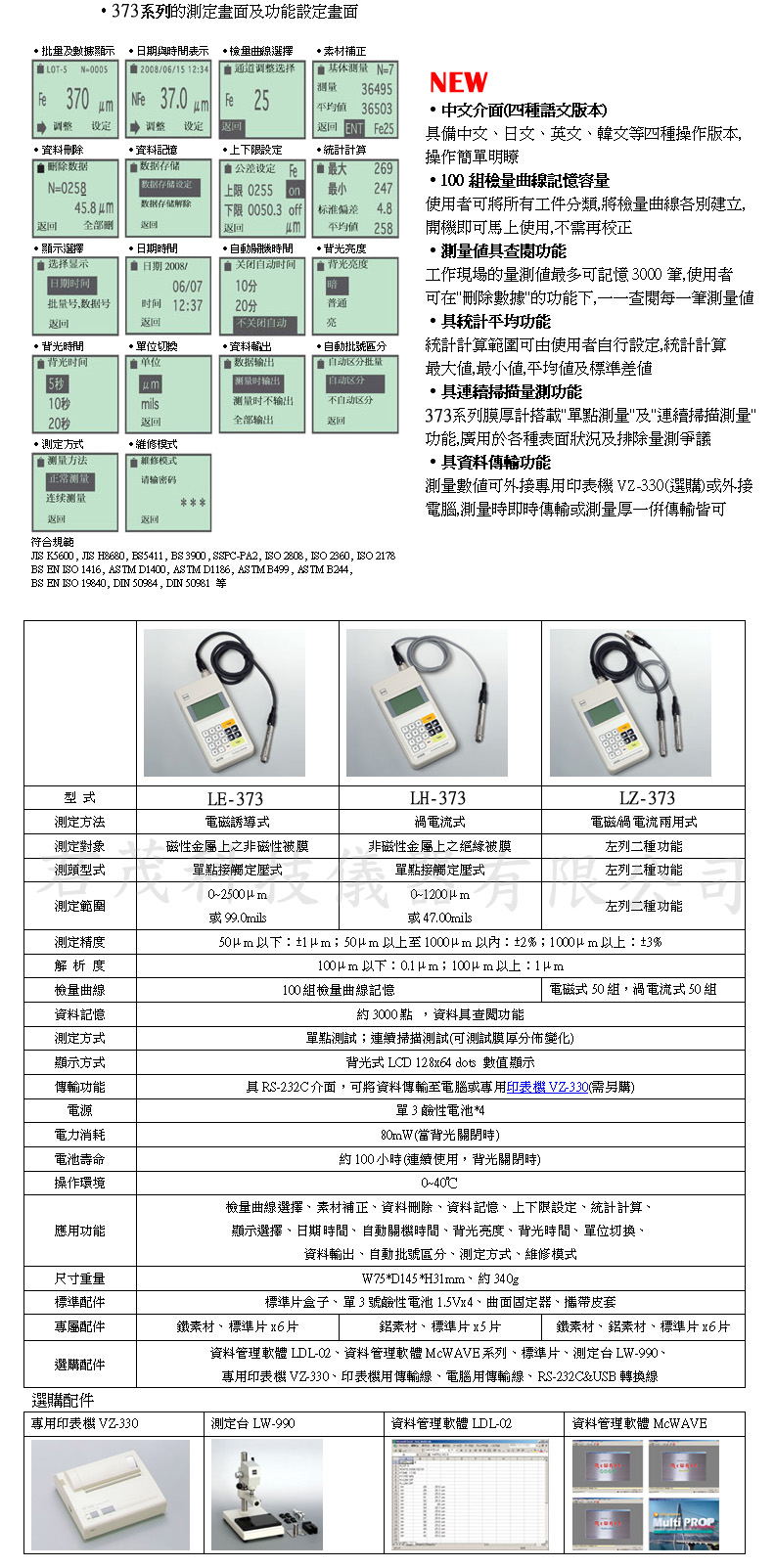 塗裝膜厚測定儀,膜厚儀,外接內藏兩用式膜厚計,膜厚計