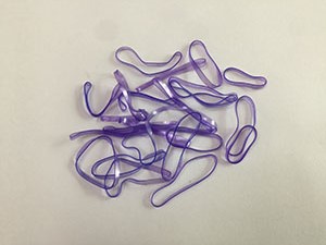 TPU Rubber Bands - Transparent - Purple.JPG