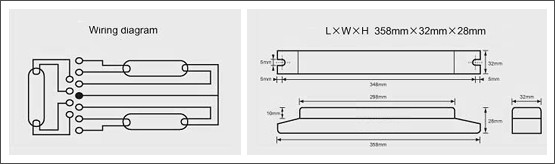 預熱啟動型電子安定器–FL,T8系列三燈Preheated activation type elec