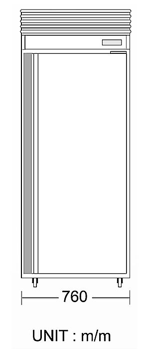 2.5呎不鏽鋼冷凍冷藏庫(單門)尺寸規格.png