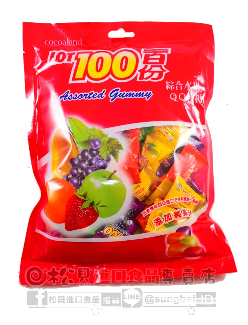一百份綜合水果味QQ軟糖350g【4934567924355】.JPG