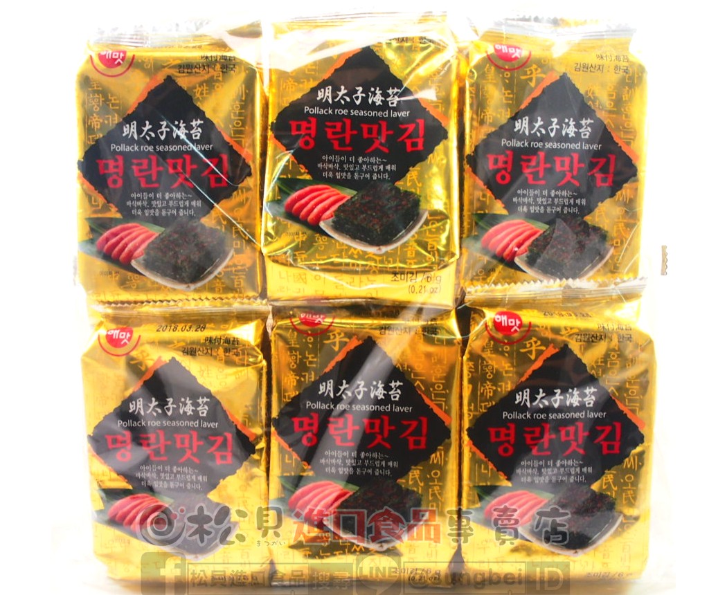 京畿道明太子味付海苔72g【8801500162630】.JPG