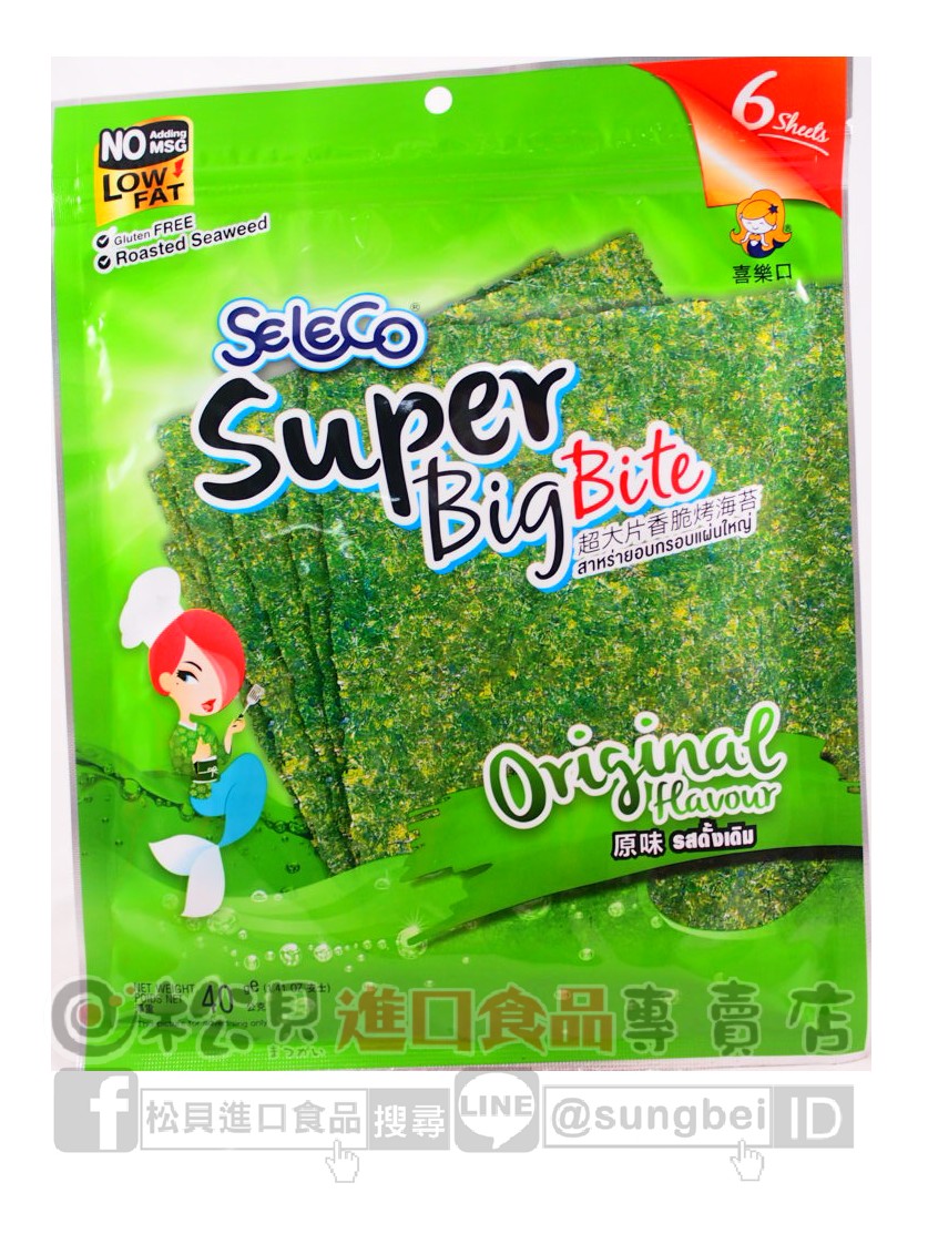 喜樂超大片香脆烤海苔(原味)40g【8852116804438】.JPG