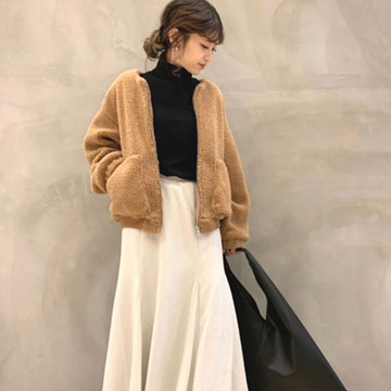 今年の冬もボアブルゾンがアツい！もこもこで大人可愛いコーデ10選