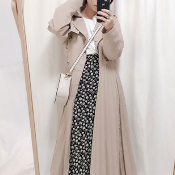 春アウターは“ロング丈”でおしゃ見え♡スプリングコートを取り入れたコーデ5選