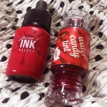 落ちない&発色GOODの韓国コスメウォーターティントとインクティント比較してみた♡！