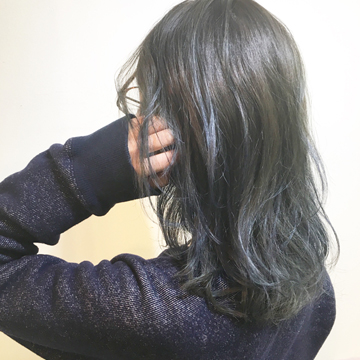 色白に見える！？おすすめブルー系ヘアカラーカタログ