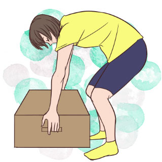 掃除中でも腹筋と背筋を引き締める！荷物を移動させながらダイエット