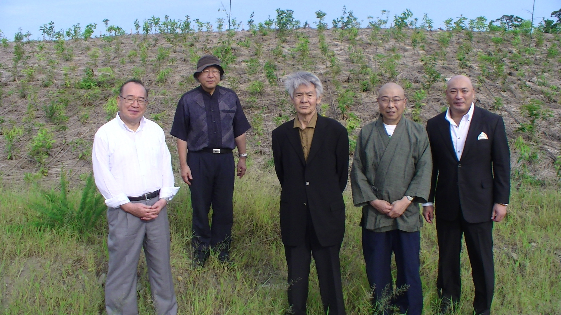 植樹の神様・宮脇昭氏がいよいよ福島へ　
１０月６日南相馬市植樹祭撮影プロジェクト 写真７