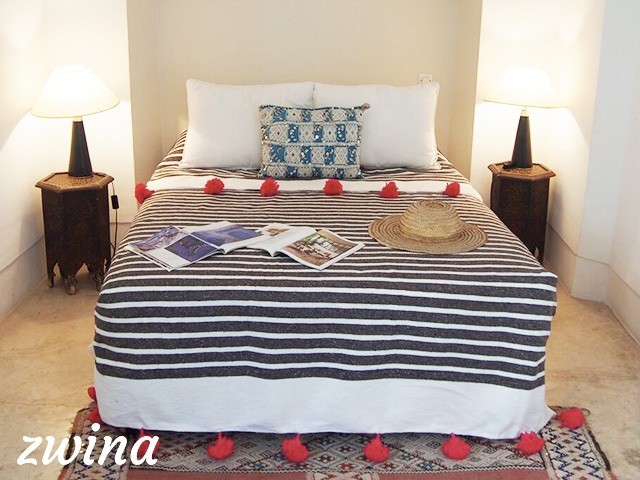 ヨーロッパで話題沸騰モロッコ発ポンポンブランケット『zwina』日本に