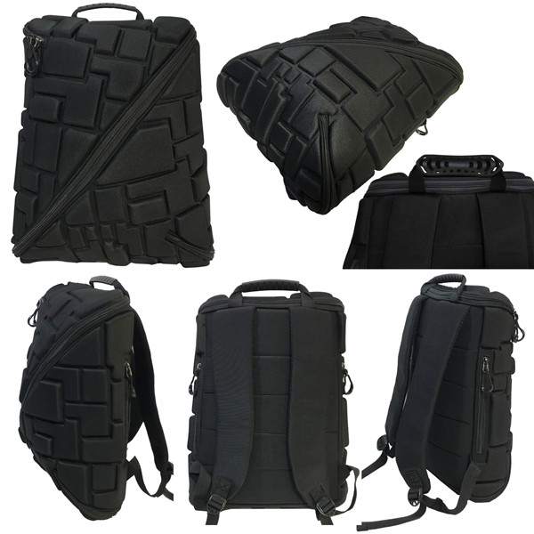 このボコボコに触れてみたい。立体デザインバックパック NEVER ENOUGH