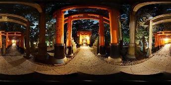 千本鳥居の分かれ道