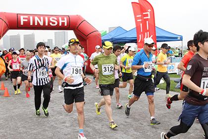 大田区多摩川新緑マラソン＝第12回大田区多摩川マラソン＝